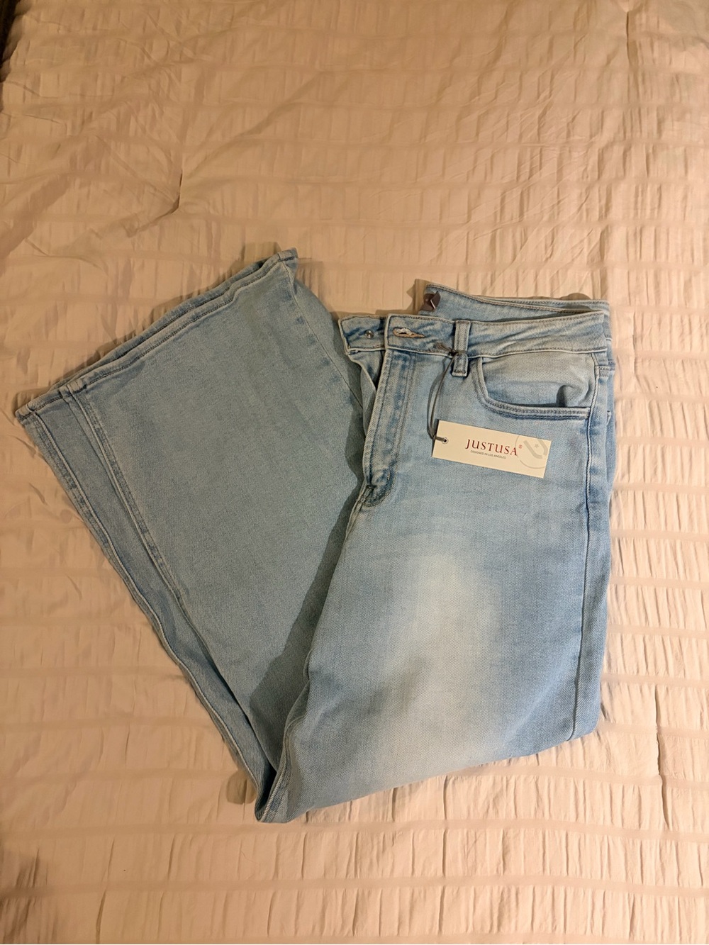 Just USA Light Blue Flare Jeans